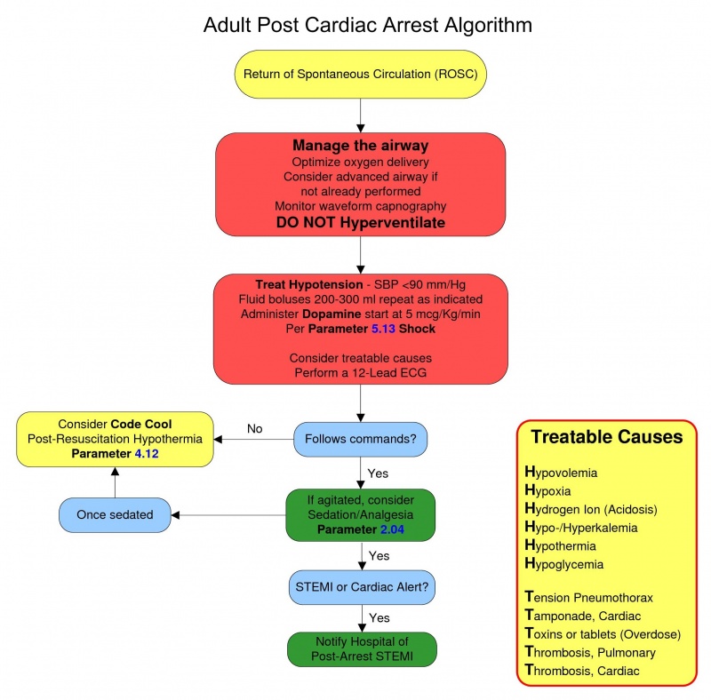 Adult Immediate Post-Cardiac Arrest Care - Protocopedia